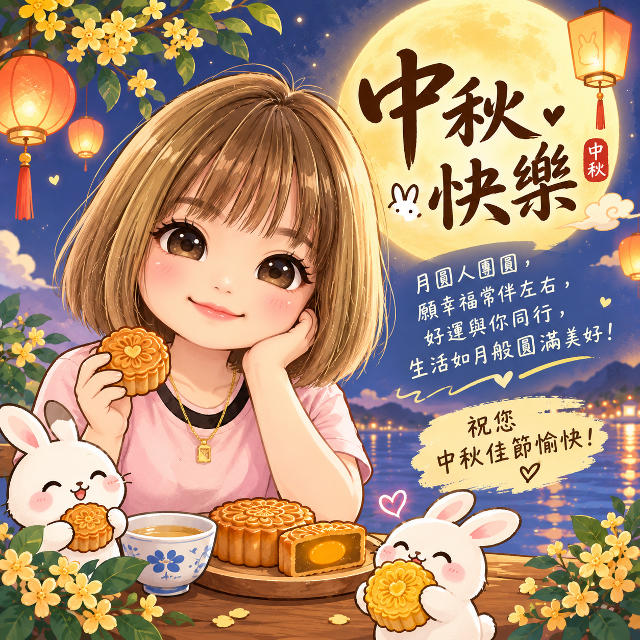 中秋賀卡