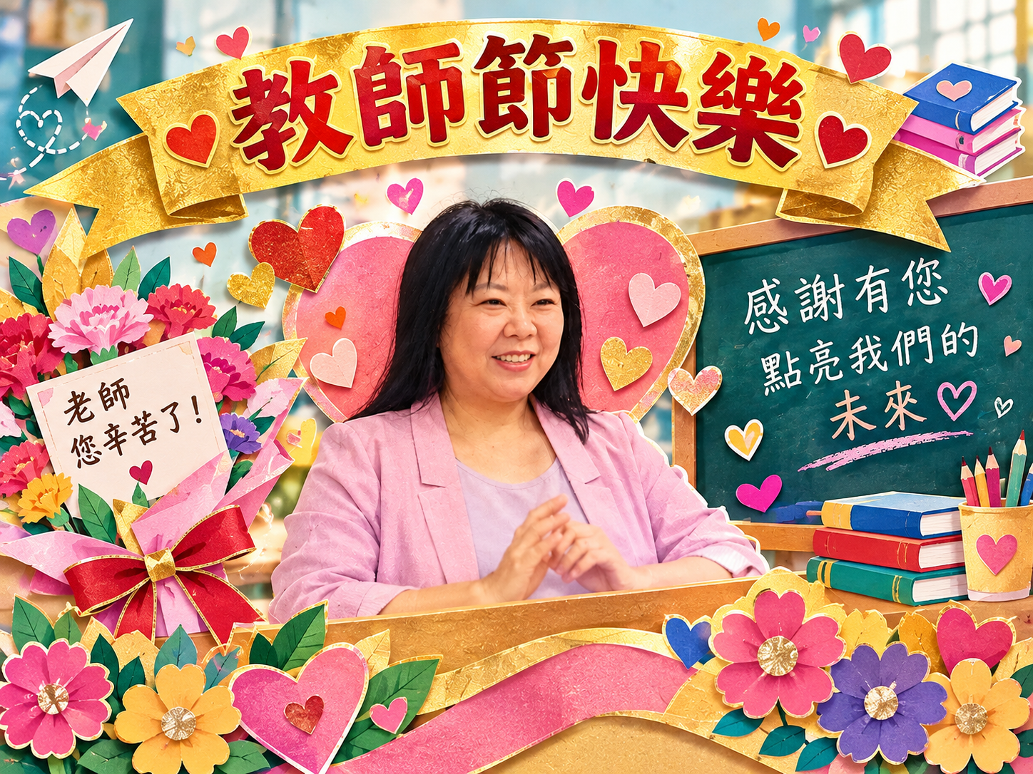 教授教師節快樂