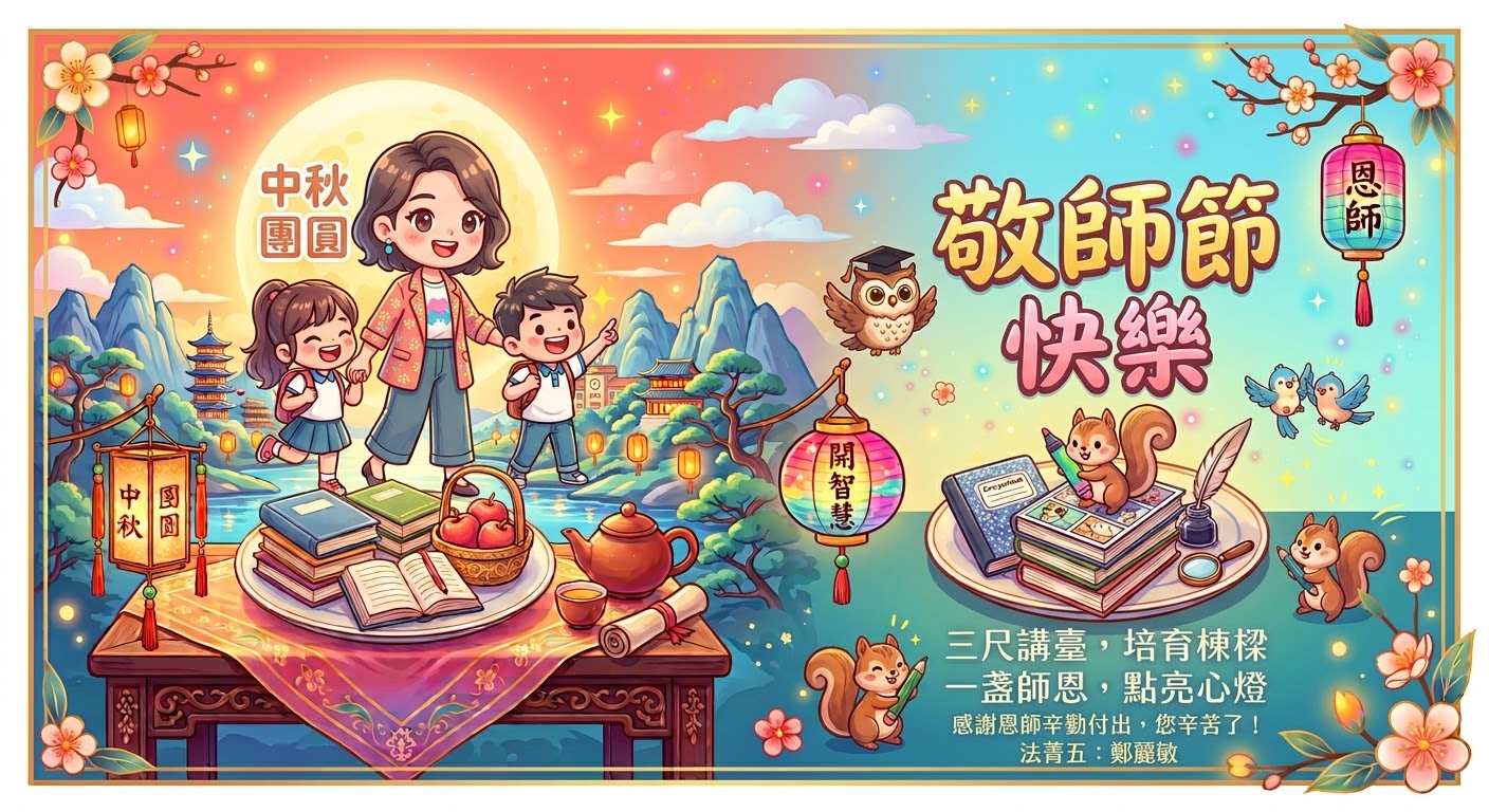 教師節快樂