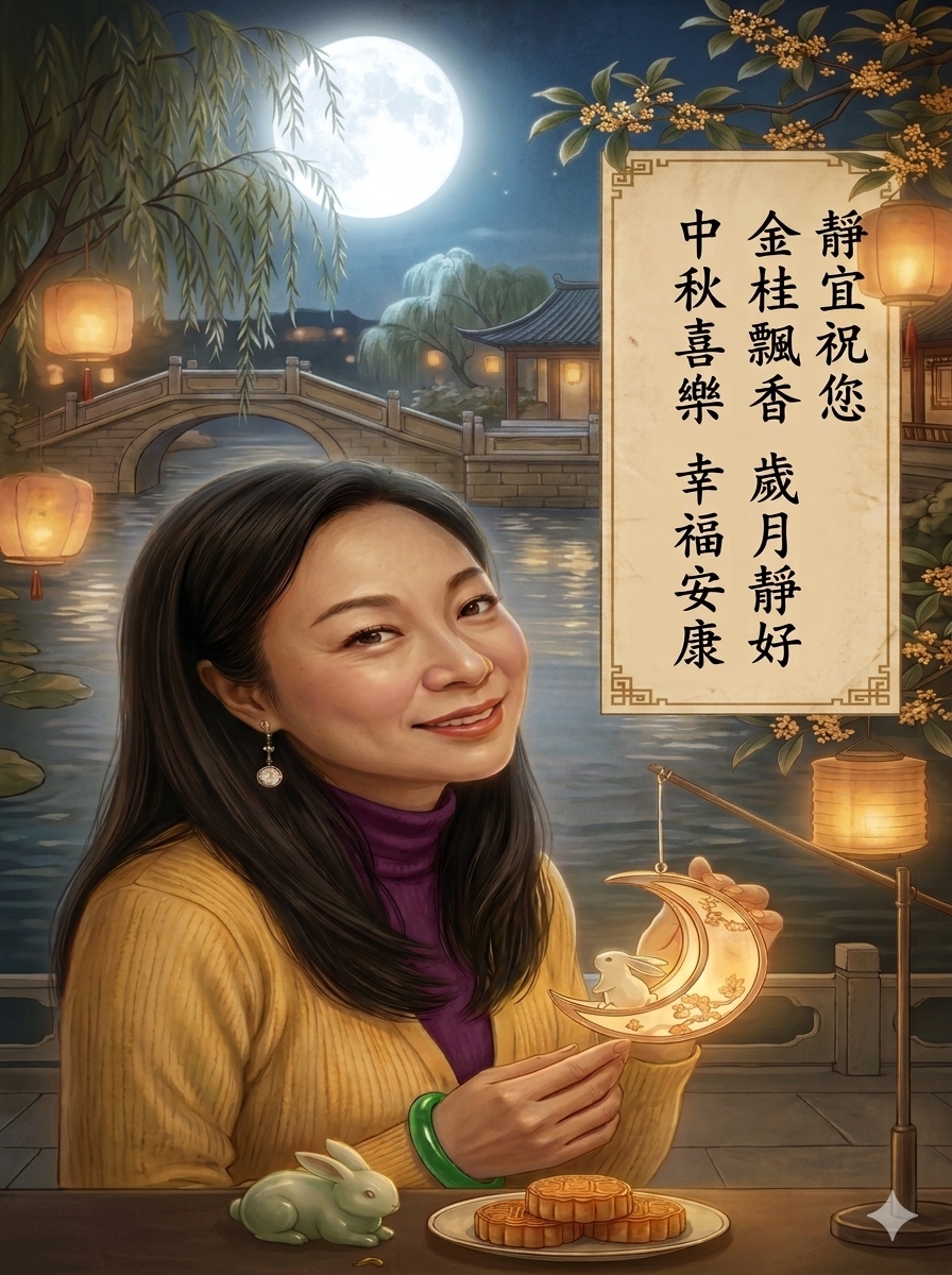 中秋賀卡